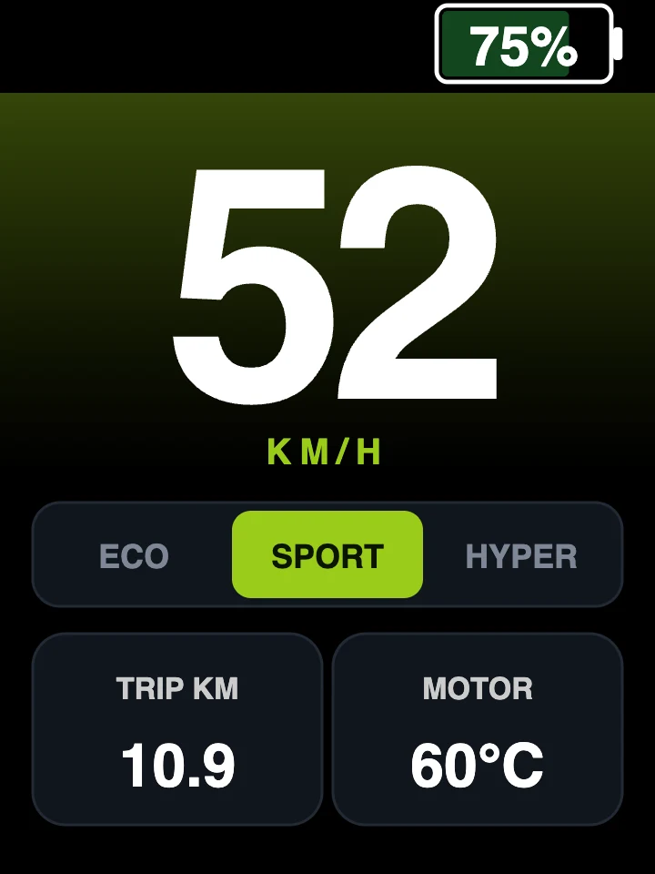 FabiRide Pulse dashboard