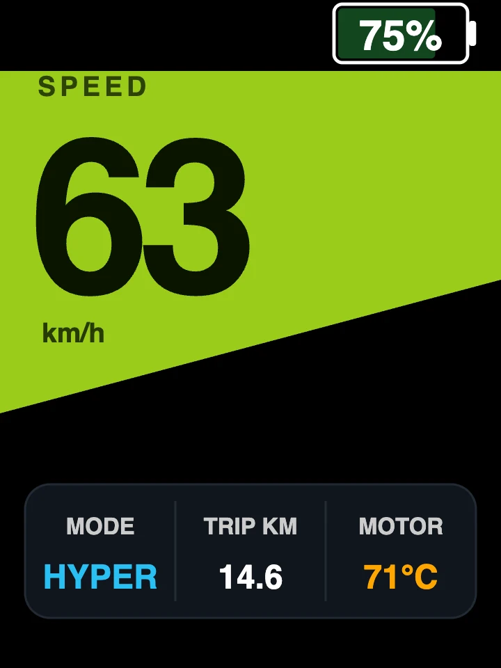 FabiRide Wedge dashboard